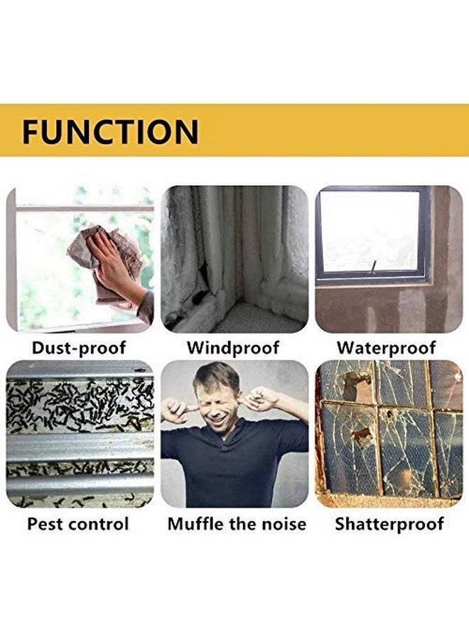 Volo Sound Proofing D Type Door Seal, 6 Meter (2 x 3mtr)(19.68ft), Sound Proof D Seal, Weather Proof, dust Proof, Insect/Lizard Blocker, Collision Avoidance for Door/Window Colour: White - Image 5