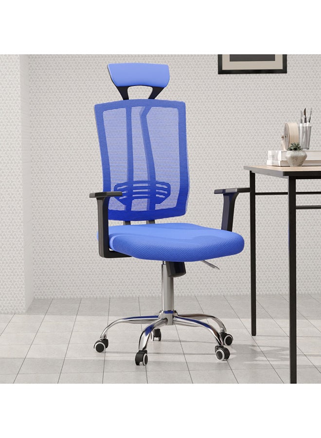 Mahmayi Mahmayi TJ HY-901 High Back Mesh Executive swivel Office chair Blue  - Image 1