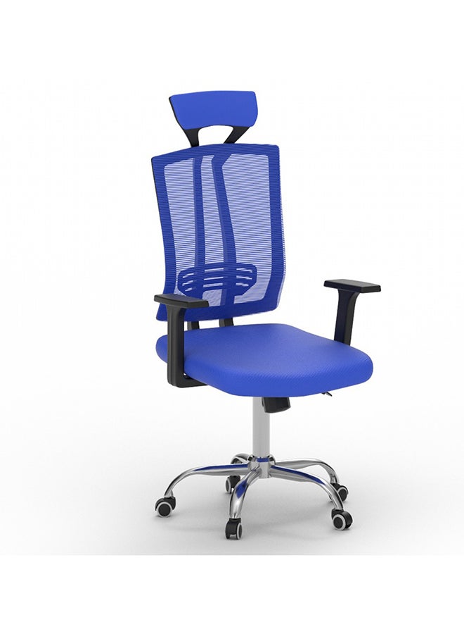 Mahmayi Mahmayi TJ HY-901 High Back Mesh Executive swivel Office chair Blue  - Image 2