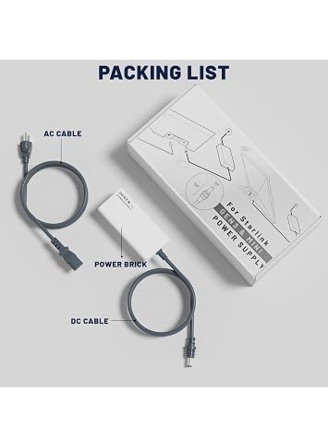 محول طاقة لـ Starlink Gen3 & Mini، محول طاقة بديل 144 واط 48 فولت 3 أمبير - Image 4