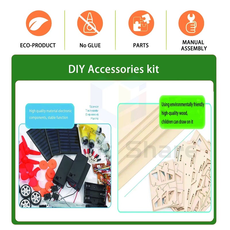 Y&D Plastic STEM Toys Robot Building Kit - Science Experiments & Educational Learning Toys for Kids - Building Sets - Image 3