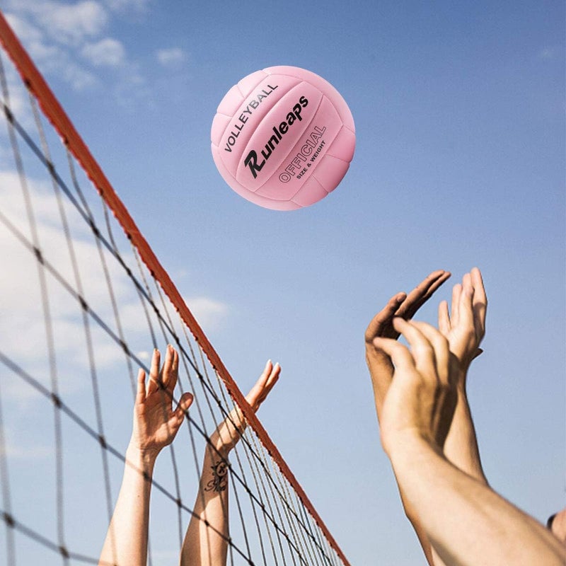 Runleaps Volleyball, Waterproof Indoor Outdoor Volleyball for Beach Game Gym Training (Official Size 5) - Image 5