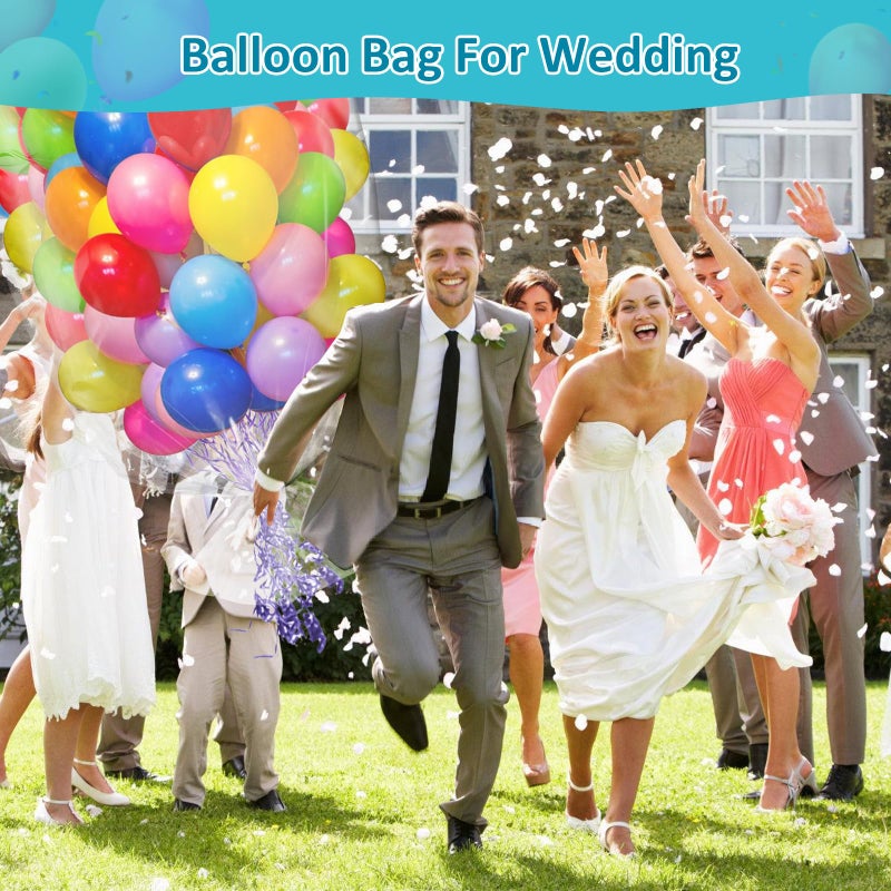 Tamodan 2 Pack Extra Large Balloon Bags for Transport â€“ 98.4 x 59 Inches Durable Balloon Bag, Waterproof & Tear-Resistant, Giant Clear Plastic Bag for Party, Birthday,Wedding, Event Supplies - Image 5