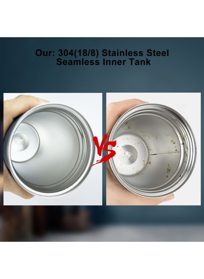 ROEIEIS Travel Mugs 510ml Insulated Coffee Cup with Leakproof Lid Reusable Double Walled Coffee Mug Stainless Steel Thermal Cup for Hot Cold Drinks - Image 5