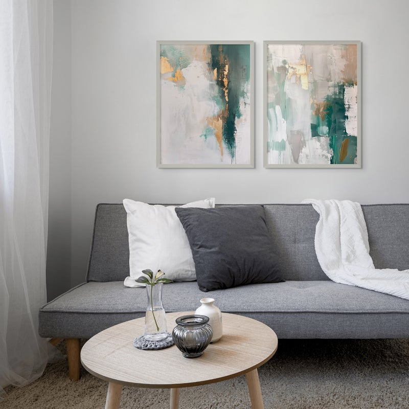 آرت دیکور  طباعة بورتريه فنية مؤطرة لفن جداري حديث بتصميم تجريدي معاصر وبأسلوب بسيط – لوحات تجريدية عصرية لديكور الجدران في غرفة المعيشة أو غرفة النوم أو المكتب أو الاستوديو – ديكور منزلي أنيق ومثالي للإهداء. - Image 3