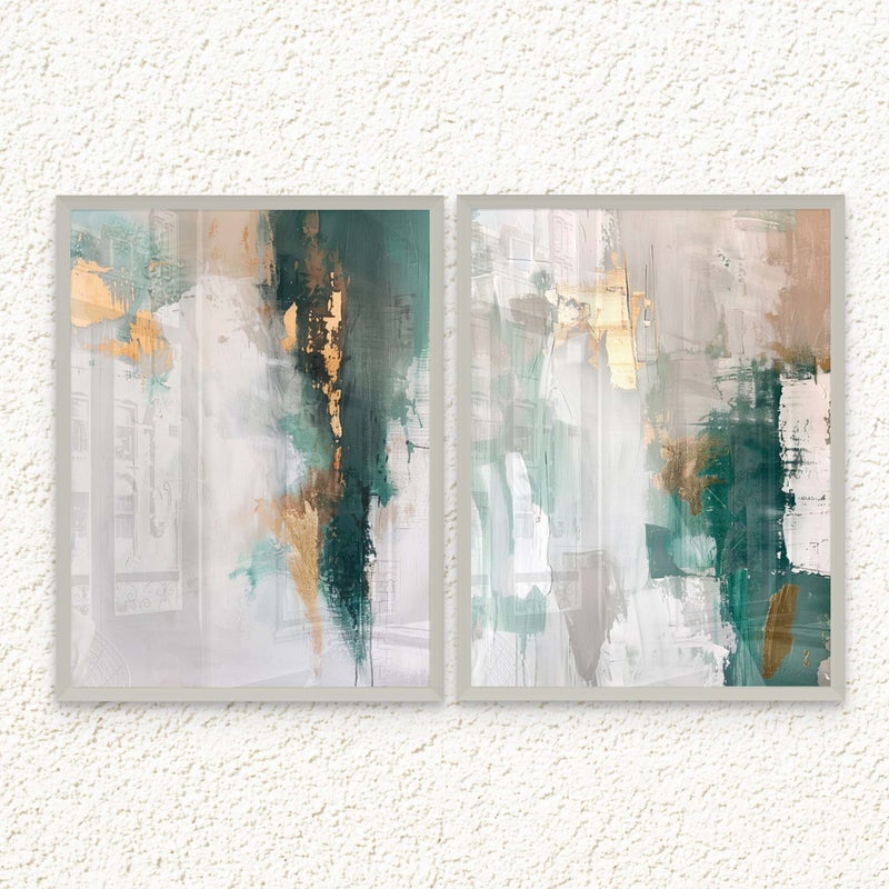 آرت دیکور  طباعة بورتريه فنية مؤطرة لفن جداري حديث بتصميم تجريدي معاصر وبأسلوب بسيط – لوحات تجريدية عصرية لديكور الجدران في غرفة المعيشة أو غرفة النوم أو المكتب أو الاستوديو – ديكور منزلي أنيق ومثالي للإهداء. - Image 1