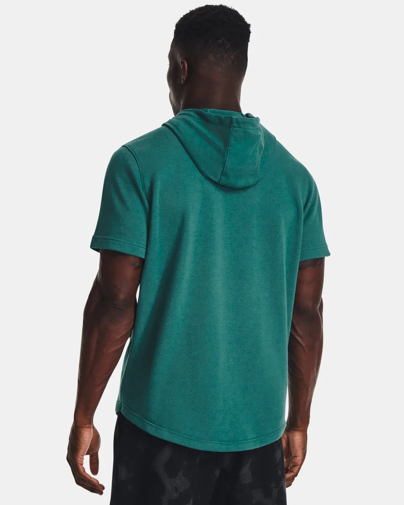 UNDER ARMOUR Men's Project Rock Terry Short Sleeve Hoodie