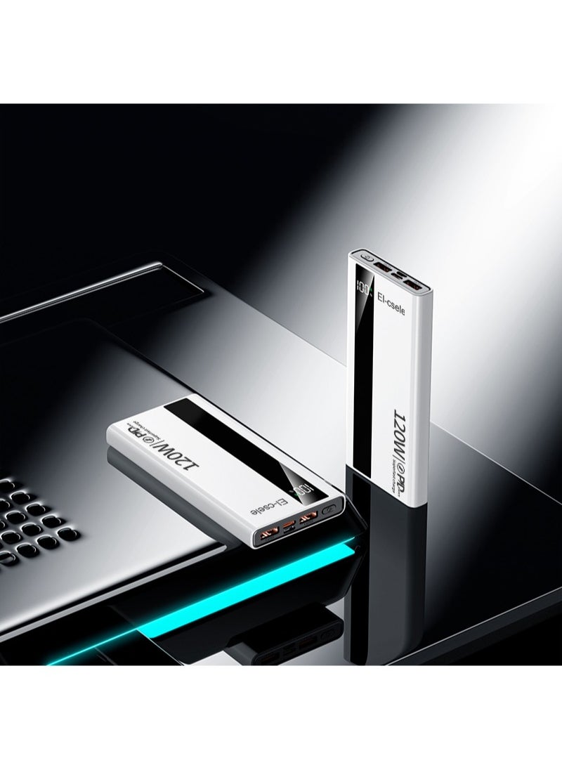 El-csele 20000mAh Power Bank Fast Charging for Samsung iPhone Huawei etc. Triple Ports for Phones iPad Earbuds Compact Travel Design Long-Lasting Battery with Type-C Fast Self-Charge  - Image 4