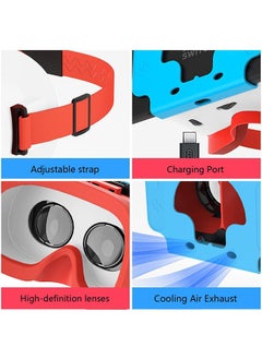 Garlo VR Headset for Nintendo Switch & Switch OLED Model, 3D VR Glasses with Adjustable Lens for Virtual Reality Gaming Experience, Switch VR Labo Goggles Headset for Nintendo Switch  - Image 5