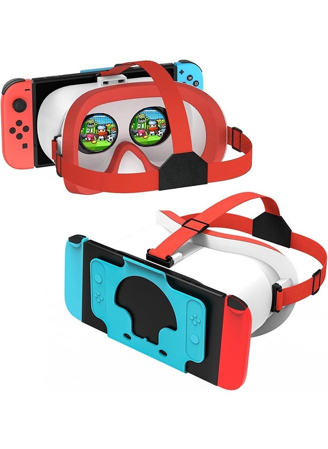 Garlo - VR Headset for Nintendo Switch & Switch OLED Model, 3D VR Glasses with Adjustable Lens for Virtual Reality Gaming Experience, Switch VR Labo Goggles Headset for Nintendo Switch - Image 1