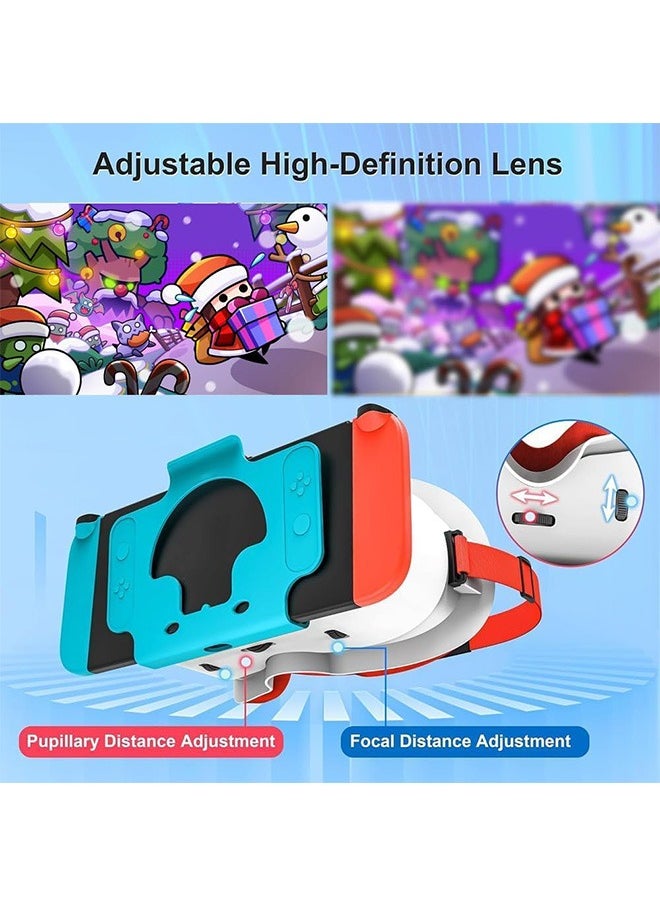 Garlo - VR Headset for Nintendo Switch & Switch OLED Model, 3D VR Glasses with Adjustable Lens for Virtual Reality Gaming Experience, Switch VR Labo Goggles Headset for Nintendo Switch - Image 1