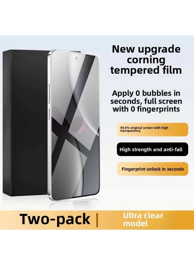 [ultrasonic Seconds Unlock] For Millet 15ultra Tempered Film 15/15pro Mobile Phone Film Xiaomi14/-Colour:[double Electroplating Anti-fingerprint | Ultrasonic Second Unlock | Corning Glass] Ultra Clear 2 PiecesSend Artifacts + Compensation For Damaged Items-Size:For XiaomiCivi4 Pro