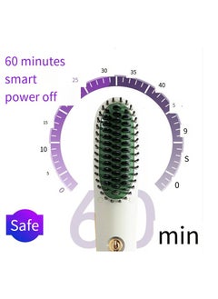 General Mini Ionic Straightening Comb – Travel-Friendly Straightener & Curler for Men/Women, Dual-Use Hair Styling Tool  - Image 4