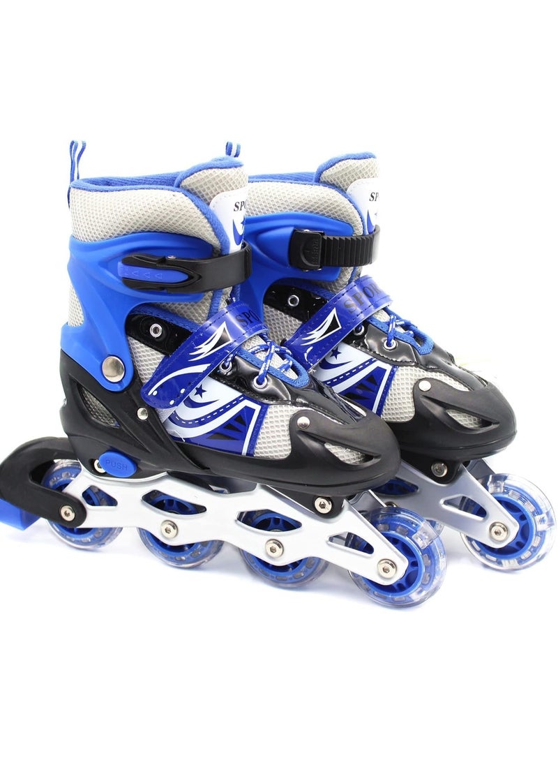 Spall Full Set Single Flash Childrenâ€²s Roller Skates Adult Roller Skates Adjustable Skates  - Image 2