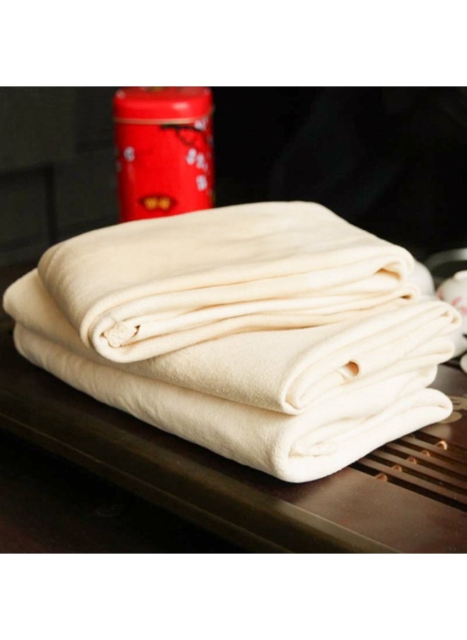 River Lake - 3 Pack Car Natural Chamois Cleaning Cloth Riverlake Genuine Deerskin Leather Auto Car Wash Drying Towel Super Absorbent 3 Available Sizes.L M S L M S 3In1 - Image 1