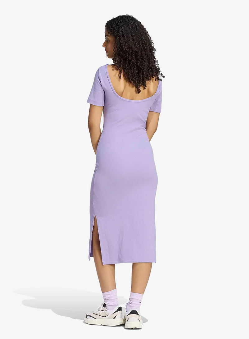 Adidas Small Logo Ribbed Dress