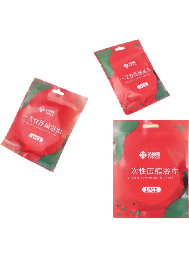 Grace Travel Disposable Bath Towels, C Pressed, For Business Trips And Hotels, Portable, Thickened, 70*100cm, Pack Of 3 - Image 3