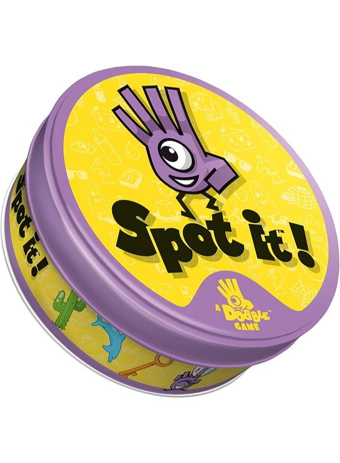 Spot it Zygomatic Spot It! Classic - Award-Winning Card Game with Endless Playability, Fast-Paced Observation Game for The Whole Family! Ages 6+, 2-8 Players, 15 Minute Playtime, Made - Image 1