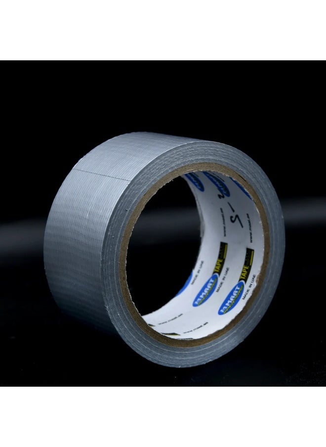 MAAT Silver Duct Tape 48mm (2 Inch) 15 Yards | Heavy Duty Mesh Tape for Repairs | Strong Adhesive 