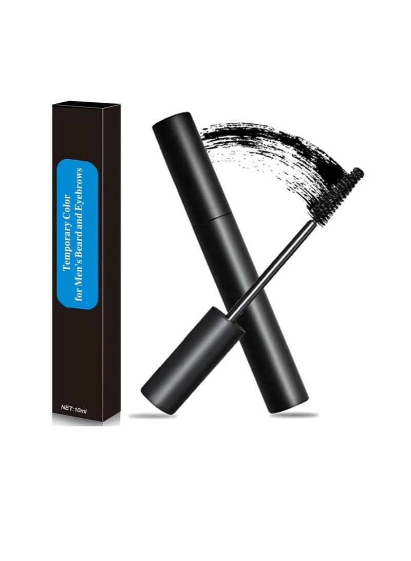 Generic Black Beard Pencil Filler for Men, Beard Brush for Styling, Styling Grooming Pencil, Waterproof Proof, Sweat Proof, Long Lasting, Natural Looking Barber Mustache Kit for Men - Image 1