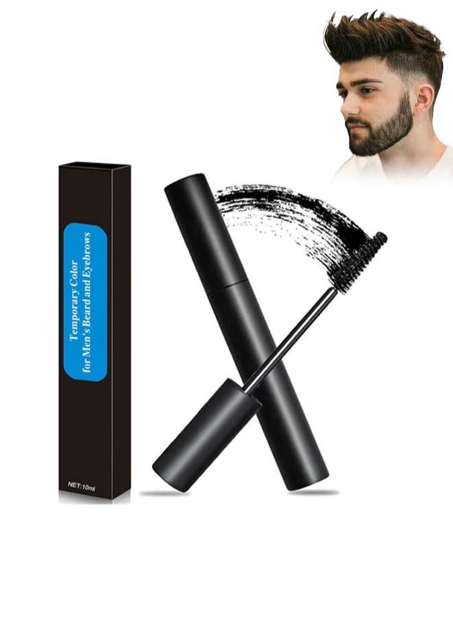 Generic Black Beard Pencil Filler for Men, Beard Brush for Styling, Styling Grooming Pencil, Waterproof Proof, Sweat Proof, Long Lasting, Natural Looking Barber Mustache Kit for Men - Image 1