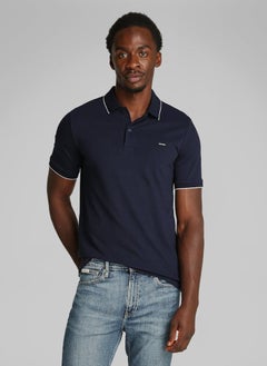 CALVIN KLEIN Slim Stretch Cotton Pique Polo  - Image 1