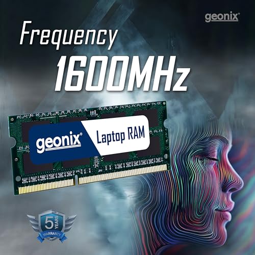 Geonix Laptop RAM, 8 GB DDR3, Frequency-1600 Mhz, (8x2) IC, 204 Pin, 5 Years Warranty - Image 2