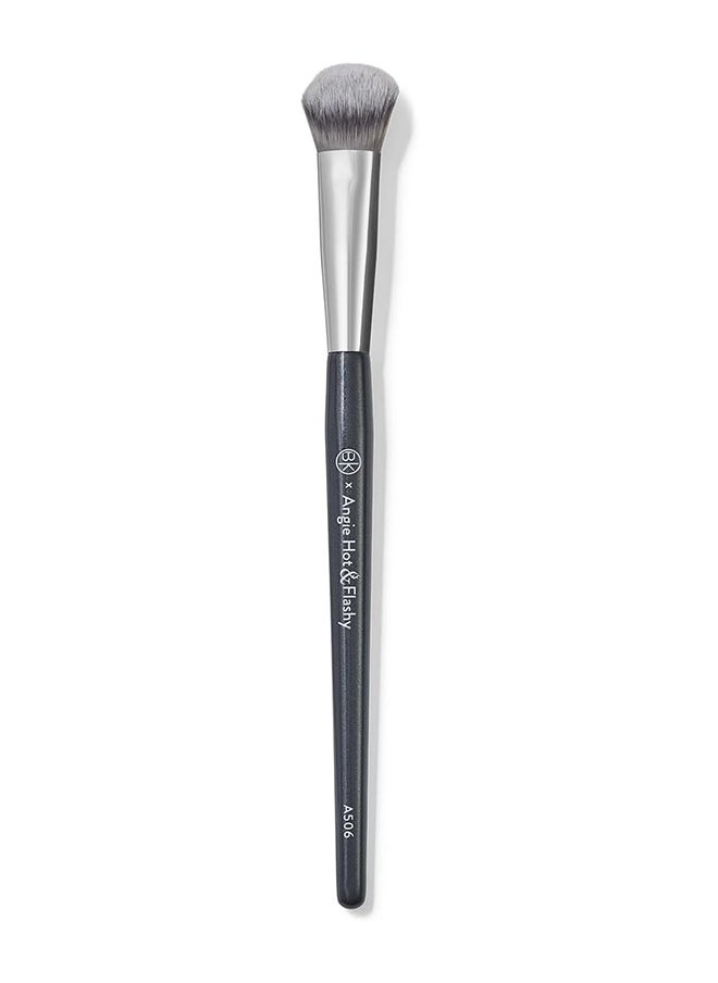 BK BEAUTY Angie Hot & Flashy A506 Concealer Brush - "Kitten Paw" Face Brush - Under -Eye Concealing and Contouring - Makeup Brushes  - Image 1