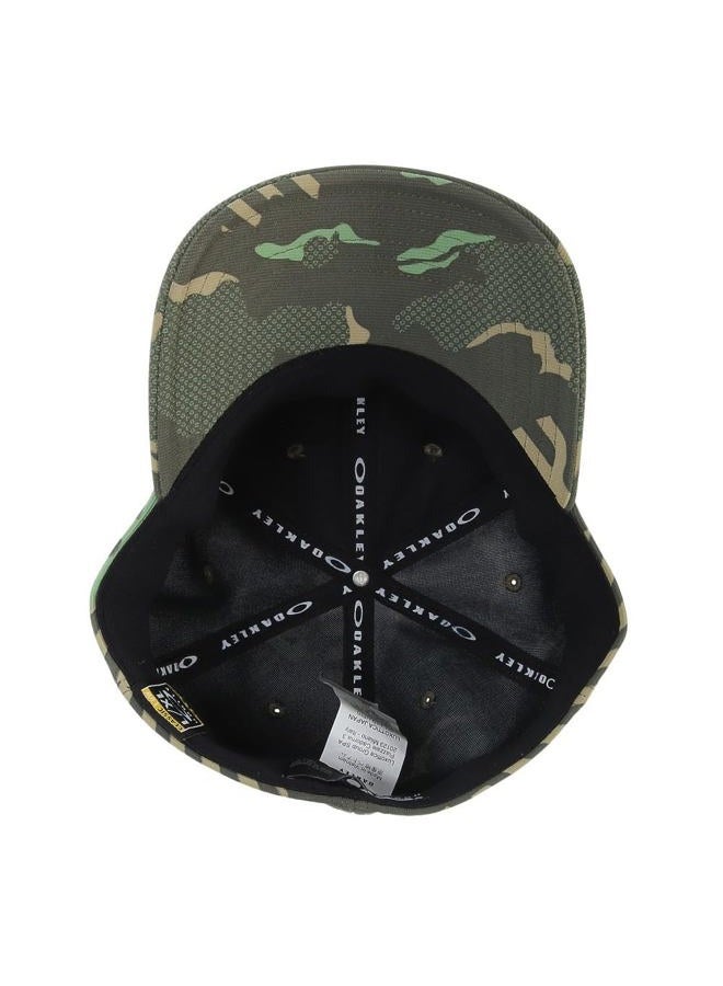 OAKLEY Tincan Cap Green Stripe/Grip Camo SM/MD - Image 3