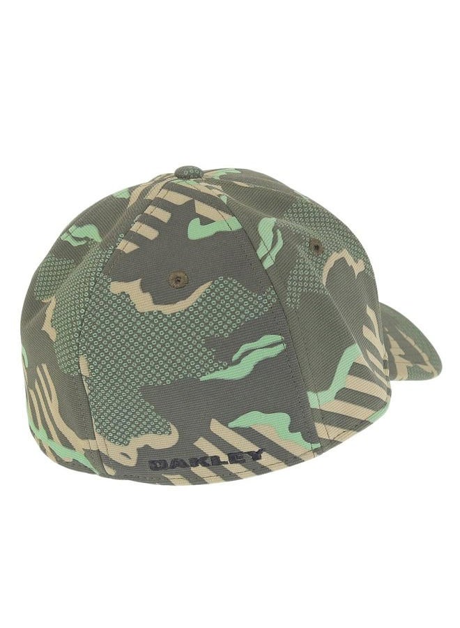OAKLEY Tincan Cap Green Stripe/Grip Camo SM/MD - Image 2