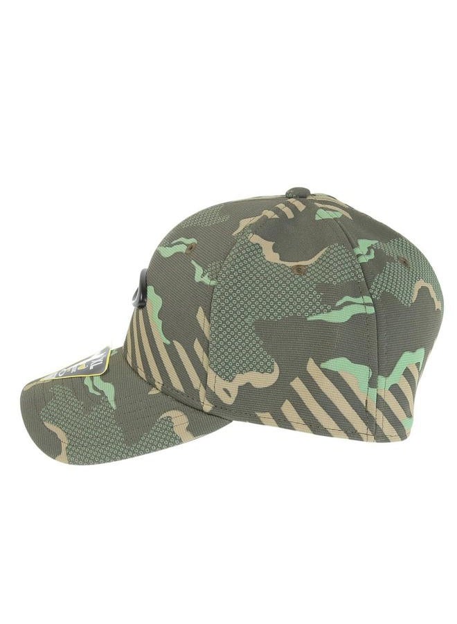 OAKLEY Tincan Cap Green Stripe/Grip Camo SM/MD - Image 5