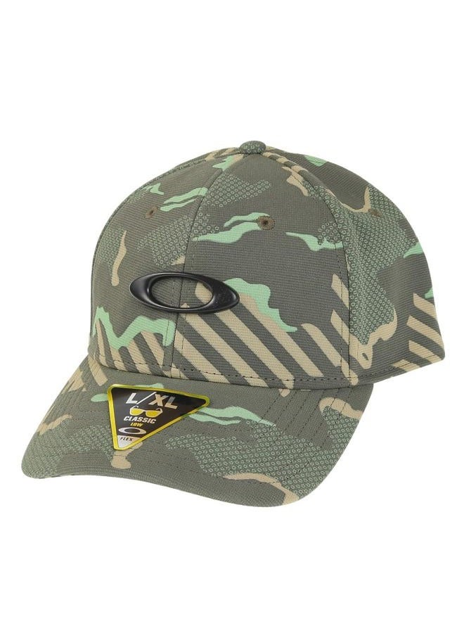 OAKLEY Tincan Cap Green Stripe/Grip Camo SM/MD - Image 1