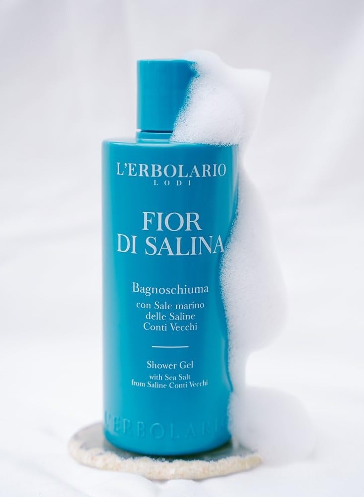 L'Erbolario L'Erbolario Fior Di Salina Shower Gel - Foamy Gel Similar To Seafoam - Full Of Marine, Aromatic And Citrus Notes - Leaves The Skin Feeling Fresh And Soft - Paraben Free - Long Lasting - 8.4 Oz - Image 3