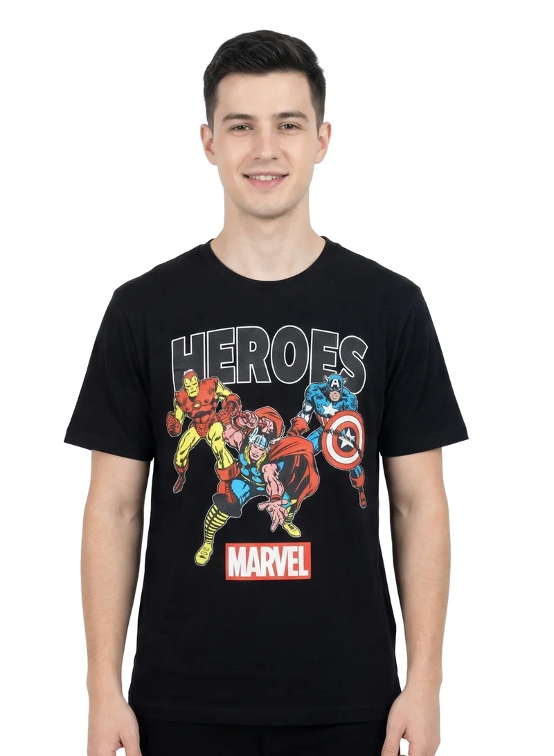 مارفل Marvel Heroes Graphic Print Men’s T-Shirt