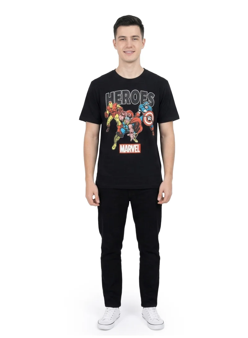مارفل Marvel Heroes Graphic Print Men’s T-Shirt