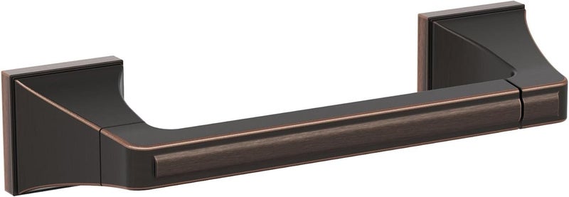 Amerock BH36021ORB Oil Rubbed Bronze Pivoting Double Post Toilet Paper Holder 81316 in 224 mm Toilet Tissue Holder Mulholland Bath Tissue Holder Bathroom Hardware Bath Accessories