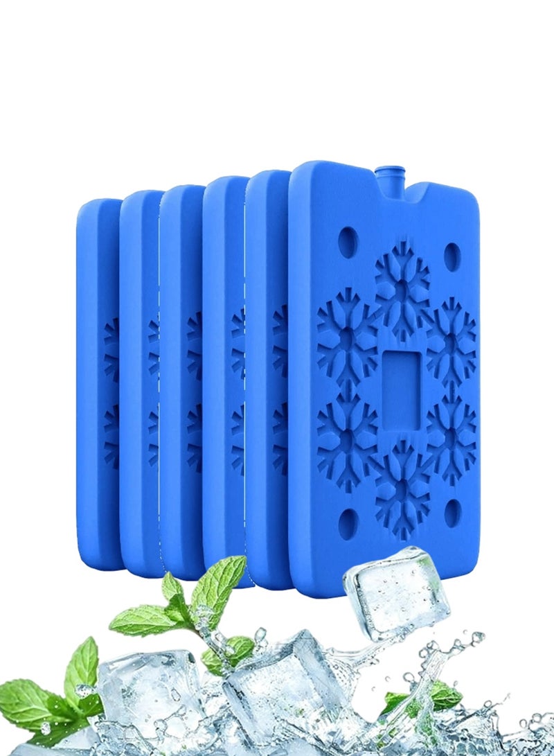 Homify 6 Pack Ice Pack, Reusable Ice Pack for Lunch Box BPA-Free Refreshable Ice Bag Keep Foods & Drinks Chill Quick Freeze Meal in Cooler Lunch Bag - Image 1