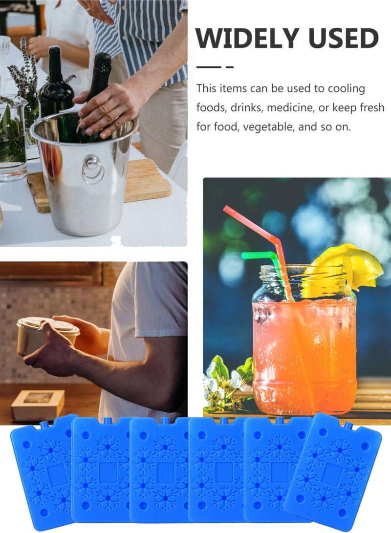 Homify 6 Pack Ice Pack, Reusable Ice Pack for Lunch Box BPA-Free Refreshable Ice Bag Keep Foods & Drinks Chill Quick Freeze Meal in Cooler Lunch Bag - Image 2