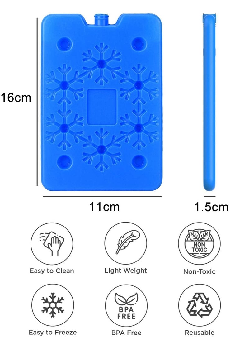 Homify 6 Pack Ice Pack, Reusable Ice Pack for Lunch Box BPA-Free Refreshable Ice Bag Keep Foods & Drinks Chill Quick Freeze Meal in Cooler Lunch Bag - Image 5