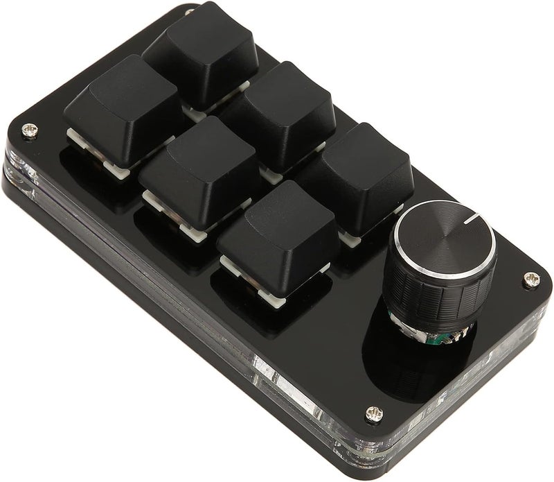 Drfeify 6 Key Mini Mechanical Keyboard Portable USB Programmable Keypad for Gaming Office - Image 2