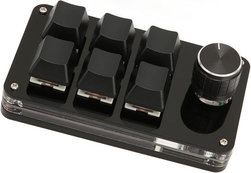 Drfeify 6 Key Mini Mechanical Keyboard Portable USB Programmable Keypad for Gaming Office - Image 4