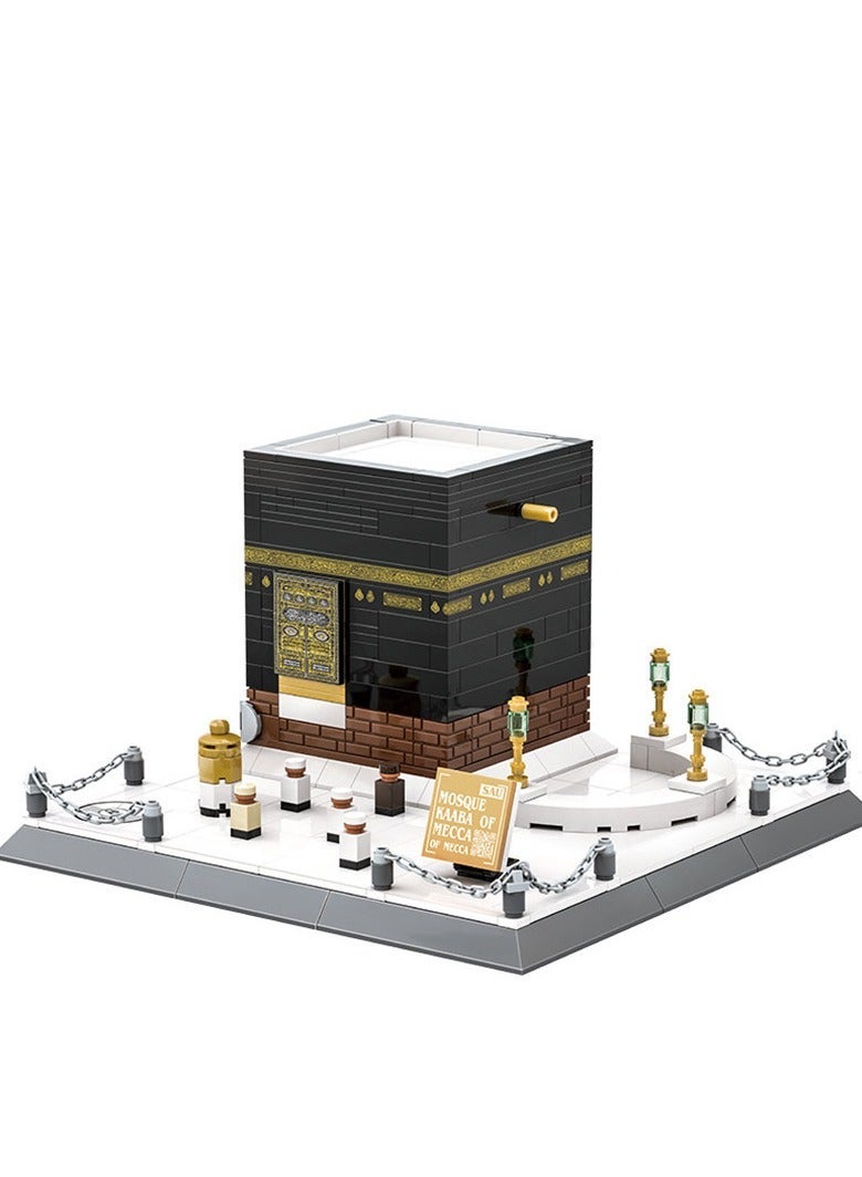 Grand Mosque Building Block Set: A world-famous architectural model kit   -- The Kaaba, located inside the Grand Mosque in Mecca, Saudi Arabia. - Image 1