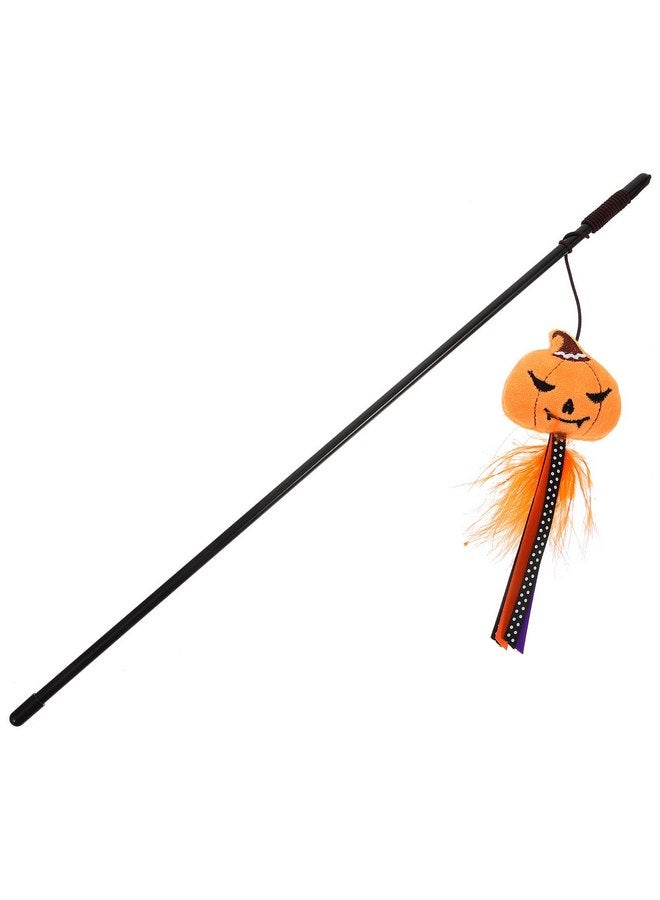 BESTOYARD Halloween Cat Wand Toys Interactive Cat Teasing Stick Halloween Themed Cat Toy Multifunctional Cat Wand Toy Cat Toy Kitten Stick Funny Cat Pet Toy Launcher - Image 1