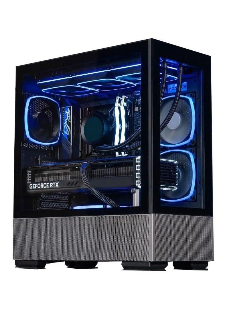 NANOTECH Creep Gaming PC - Intel Core i7-12700F Desktop Processor, 12 Total Cores & 20 Threads, DDR4 32GB (2*16) 3600MHz Ram, Nvidia GeForce RTX 3060 12GB GDDR6 Graphics Card, 1TB NVMe M.2 SSD, 3 Fan AIO Liquid Cooler, 650W Standard Power Supply, Windows 11 Pro | Wi-Fi  - Image 1