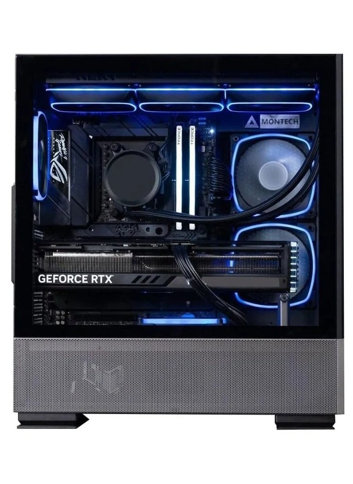 NANOTECH Creep Gaming PC - Intel Core i7-12700F Desktop Processor, 12 Total Cores & 20 Threads, DDR4 32GB (2*16) 3600MHz Ram, Nvidia GeForce RTX 3060 12GB GDDR6 Graphics Card, 1TB NVMe M.2 SSD, 3 Fan AIO Liquid Cooler, 650W Standard Power Supply, Windows 11 Pro | Wi-Fi  - Image 2