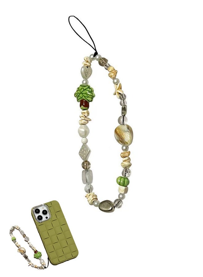 Lemon Beaded Camera Wrist, Strap Cute Digital Camera, Charm Lanyard Phone Charms Strap, Beaded Camera Chain for Phone Bag Keychain - Image 1