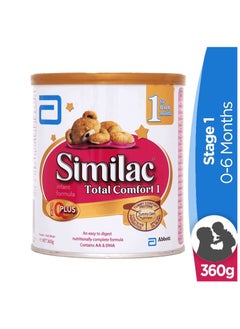 Similac Similac Total Comfort Gold Stage 1 Baby Milk Formula For 0 To 6 Months 360g 
