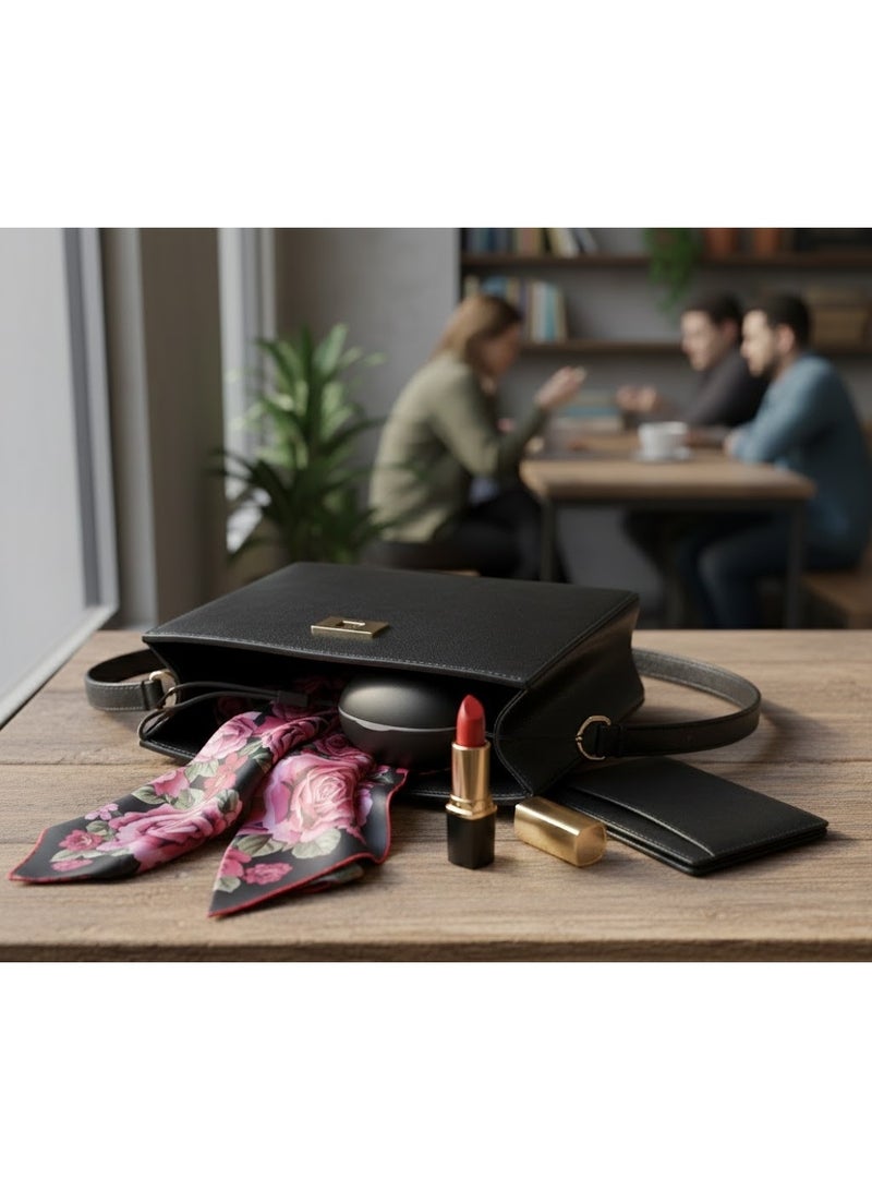 Headphone - TWS Y7 - Wireless Bluetooth Headphone - With Microphone - Works on All Phones - In-Ear - Black - Image 1