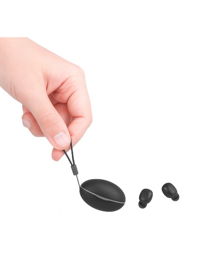 Headphone - TWS Y7 - Wireless Bluetooth Headphone - With Microphone - Works on All Phones - In-Ear - Black - Image 4