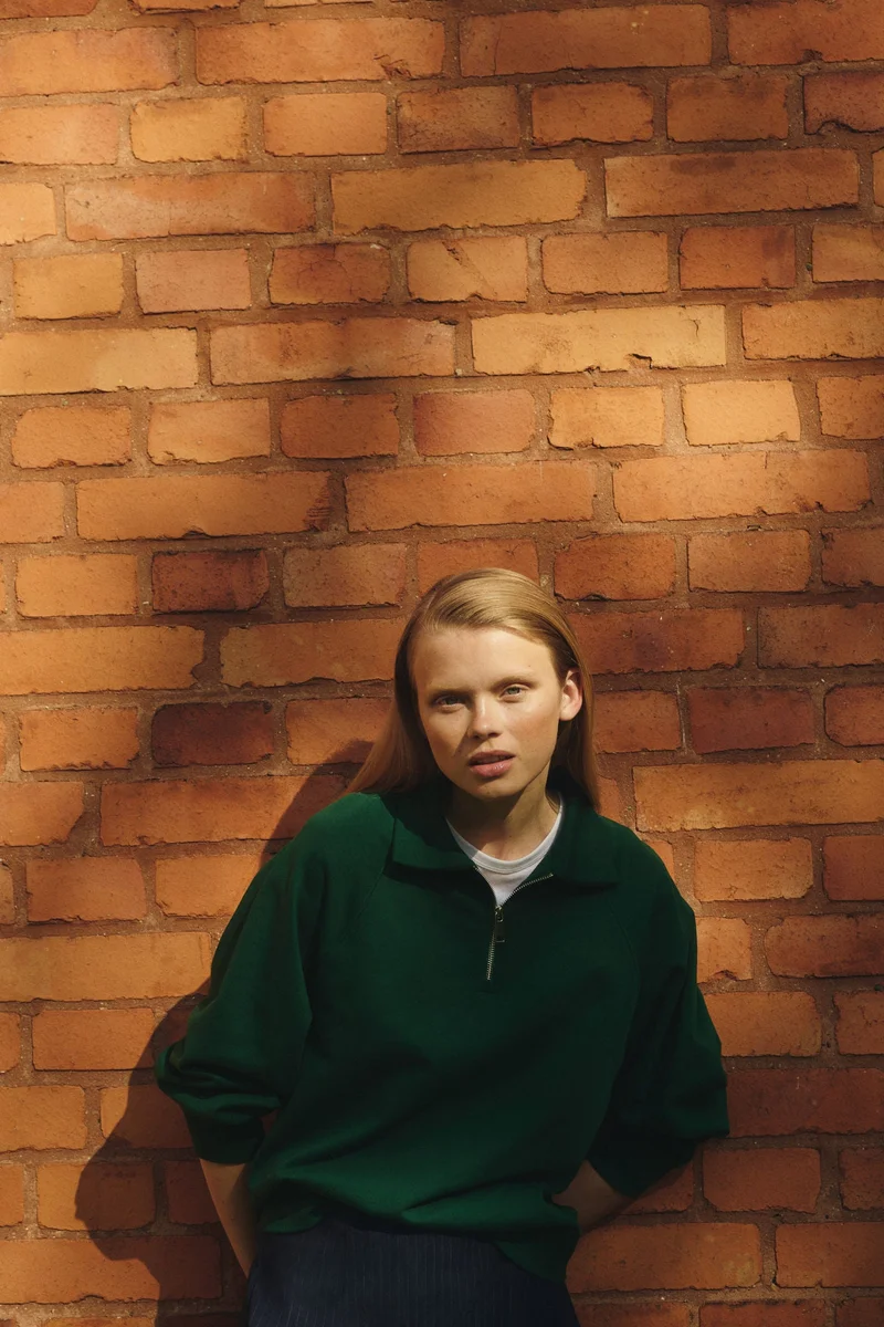 H&M Oversized zip-top sweatshirt